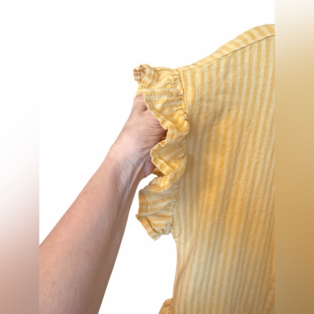 Joe Fresh x Jillian Harris "Sunshine Ruffle Dress" Size Medium - Picture 4 of 11